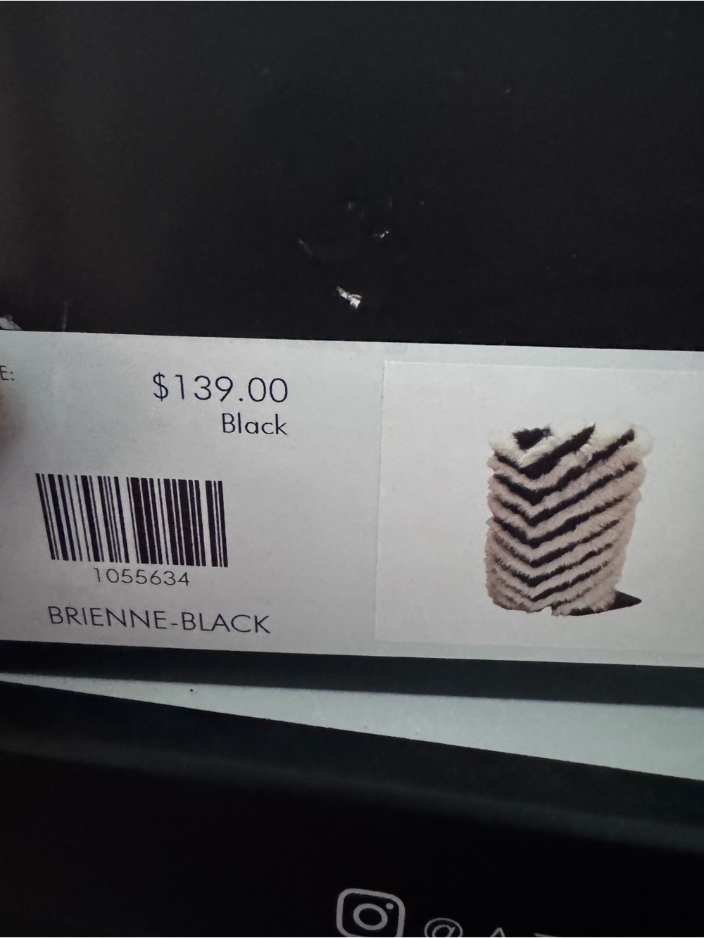 Azalea Wang Faux Fur Zebra Stripe Wedge Boots – Statement Boots (NIB) - Picture 5 of 5